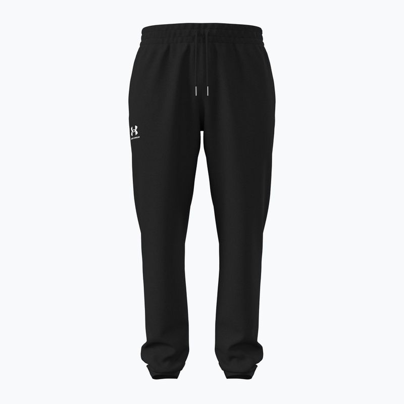 Pánske nohavice Under Armour Icon Fleece Pant black/white 5