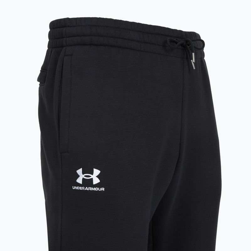 Pánske nohavice Under Armour Icon Fleece Pant black/white 3