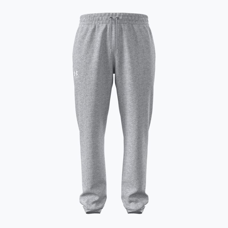 Pánske nohavice Under Armour Icon Fleece Pant mod gray full heather/white 5
