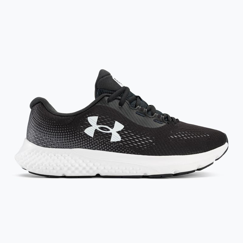 Under Armour Charged Rogue 4 black/white/white pánska bežecká obuv 2