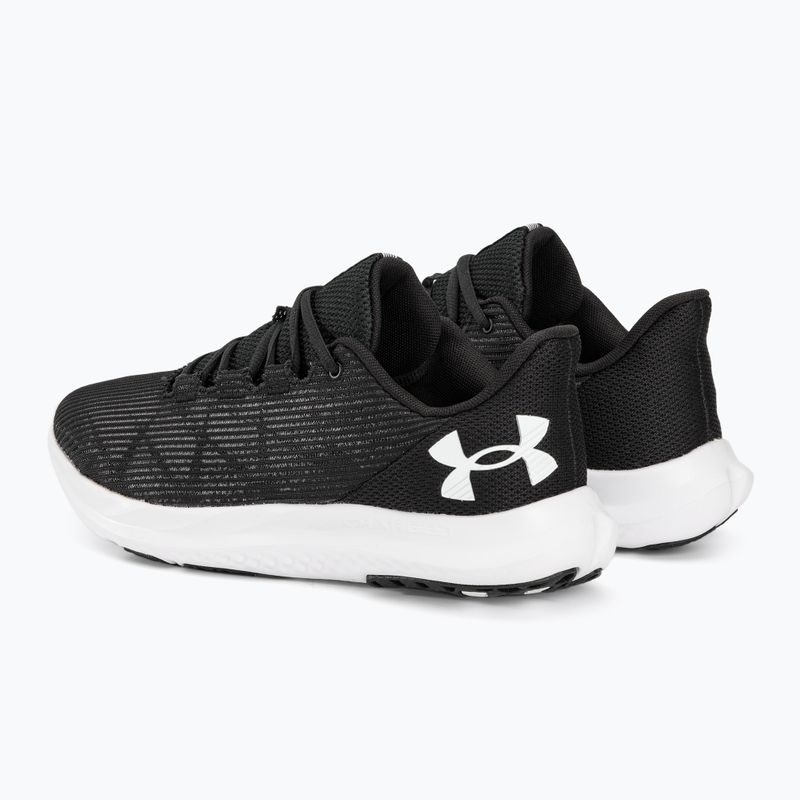 Under Armour Charged Speed Swift black/white/white pánska bežecká obuv 3