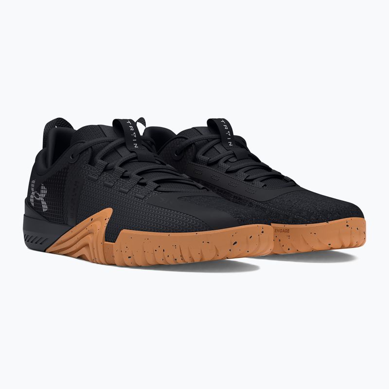 Pánske tréningová obuv  Under Armour TriBase Reign 6 black/anthratice/metallic silver 10