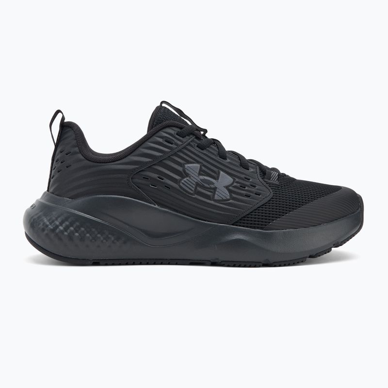 Pánske tréningové topánky Under Armour Commit 4 black/black/castlerock 2