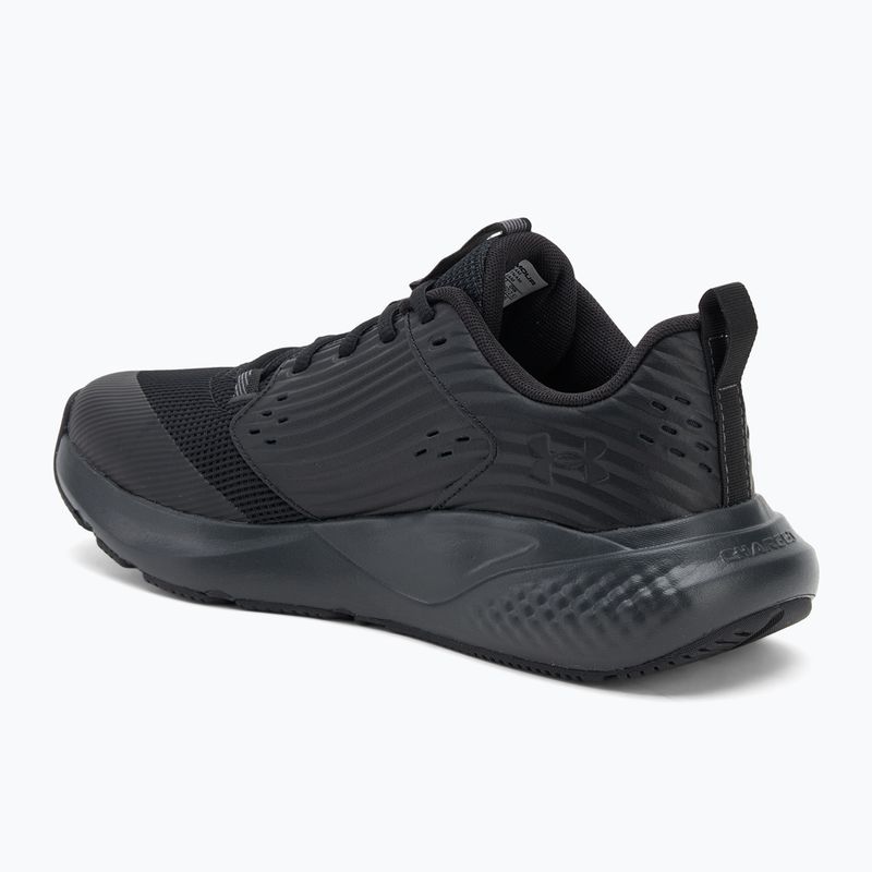 Pánske tréningové topánky Under Armour Commit 4 black/black/castlerock 3