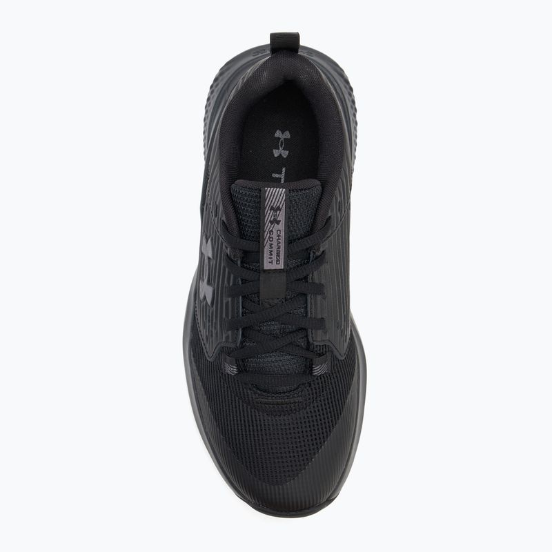 Pánske tréningové topánky Under Armour Commit 4 black/black/castlerock 5