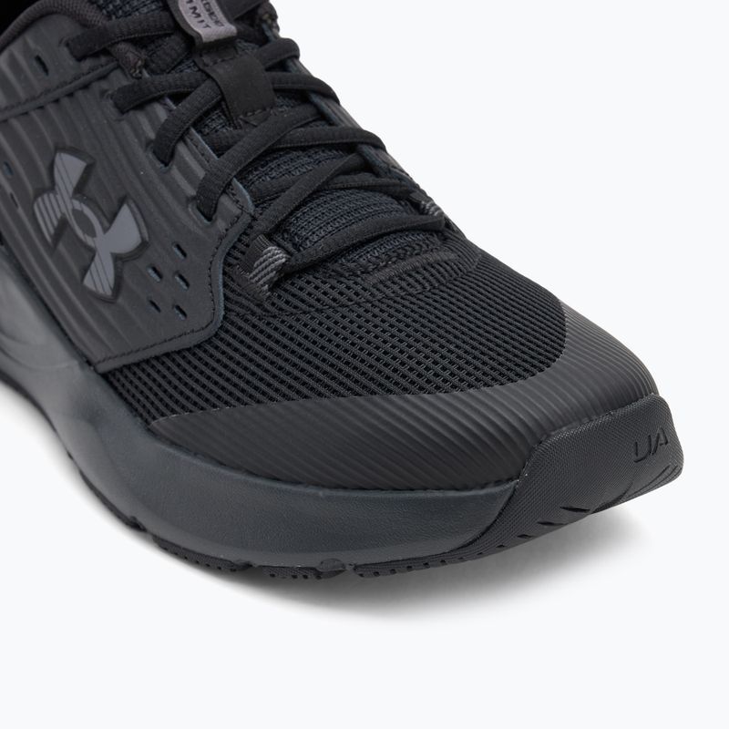 Pánske tréningové topánky Under Armour Commit 4 black/black/castlerock 7