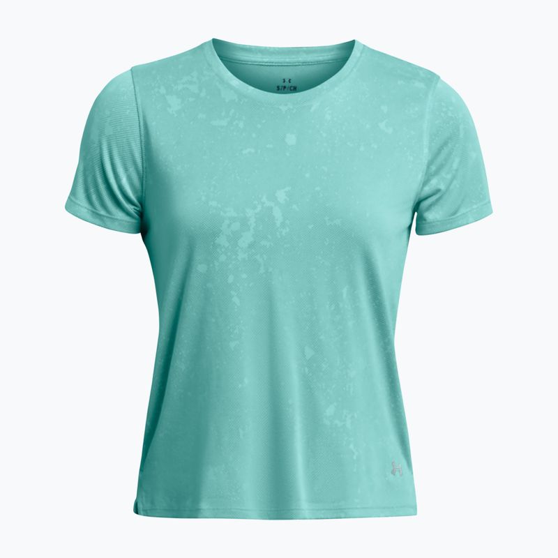 Dámske bežecké tričko Under Armour Streaker Splatter radiálne tyrkysové/reflexné 3