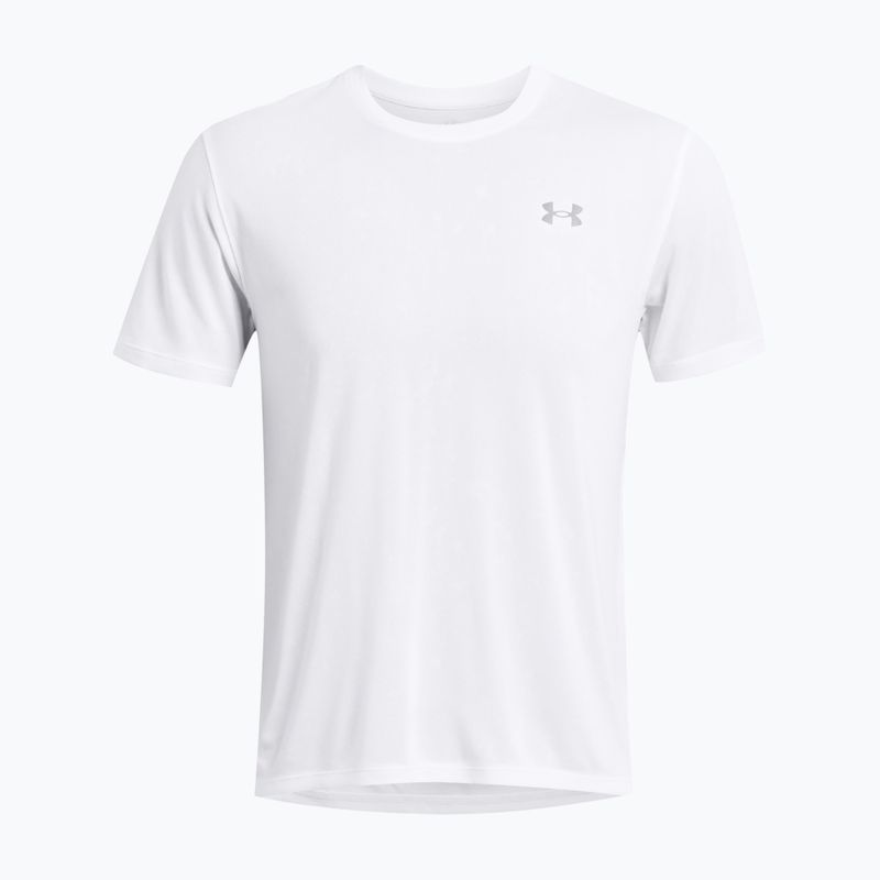 Pánske bežecké tričko Under Armour Streaker Splatter white/white/reflective 4