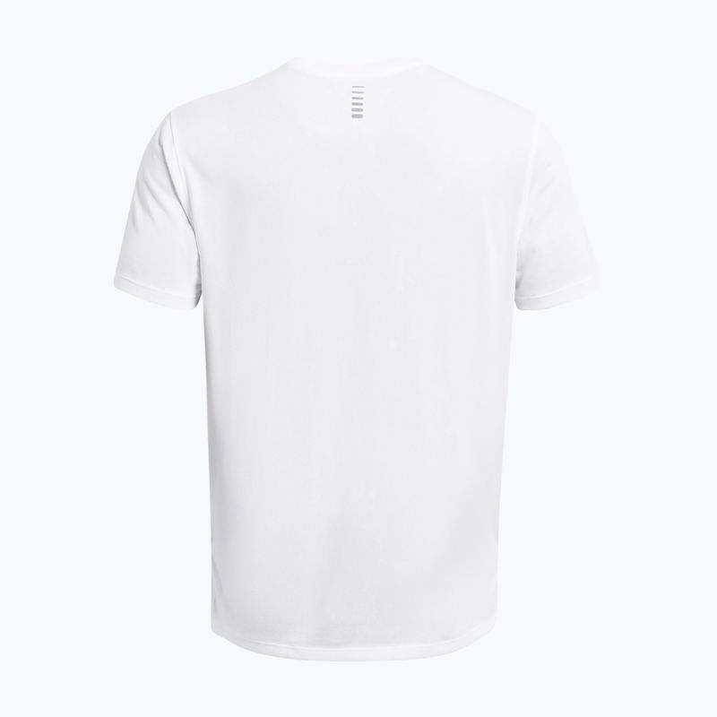 Pánske bežecké tričko Under Armour Streaker Splatter white/white/reflective 5