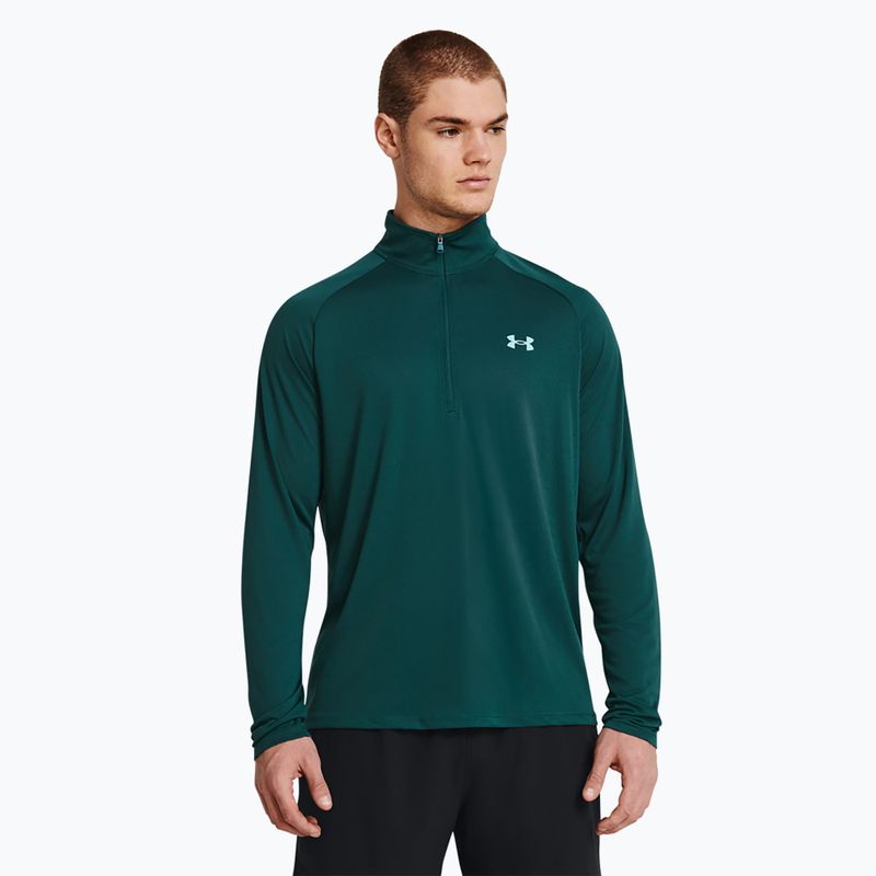 Pánska mikina Under Armour Tech 2.0 1/2 Zip hydro teal/radial turquoise