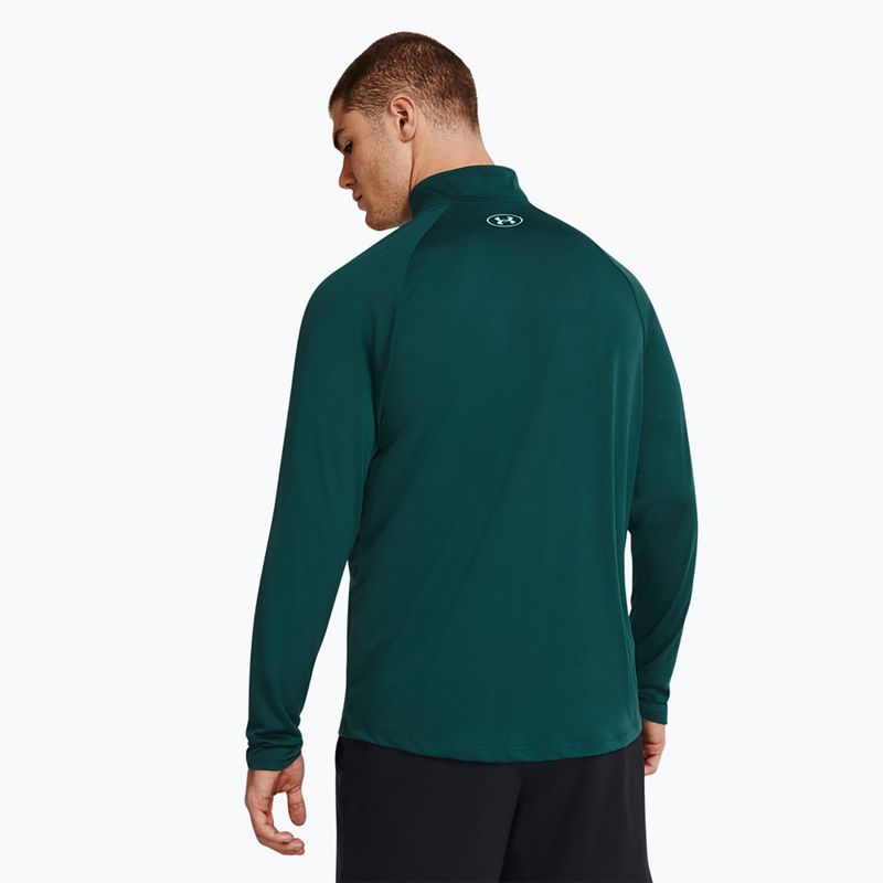 Pánska mikina Under Armour Tech 2.0 1/2 Zip hydro teal/radial turquoise 2