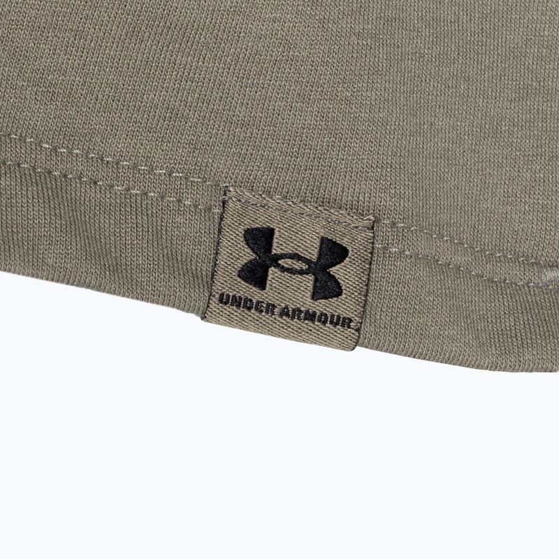 Dámske tréningové tričko Under Armour Campus Boxy Crop taupe dusk/black 6