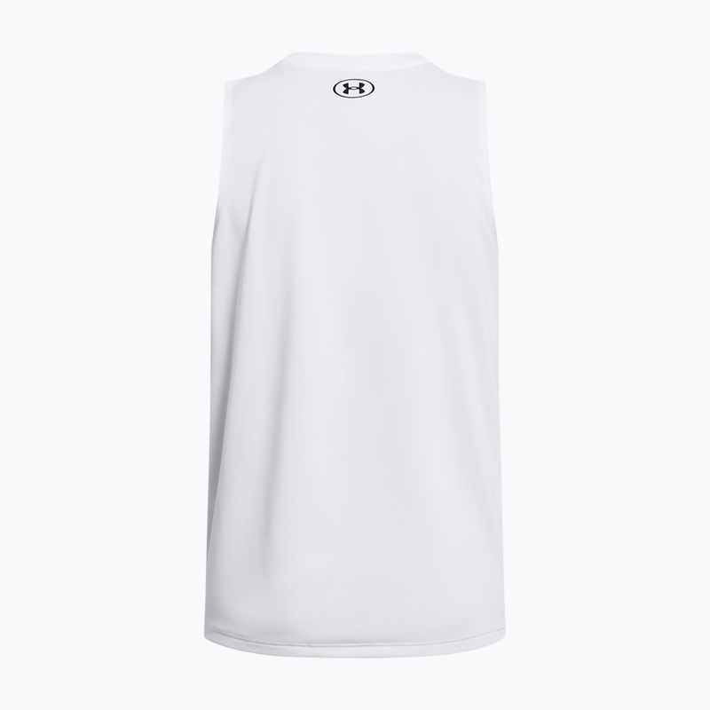 Dámske tréningové tričko Under Armour Tech Tank Solid white/black 2