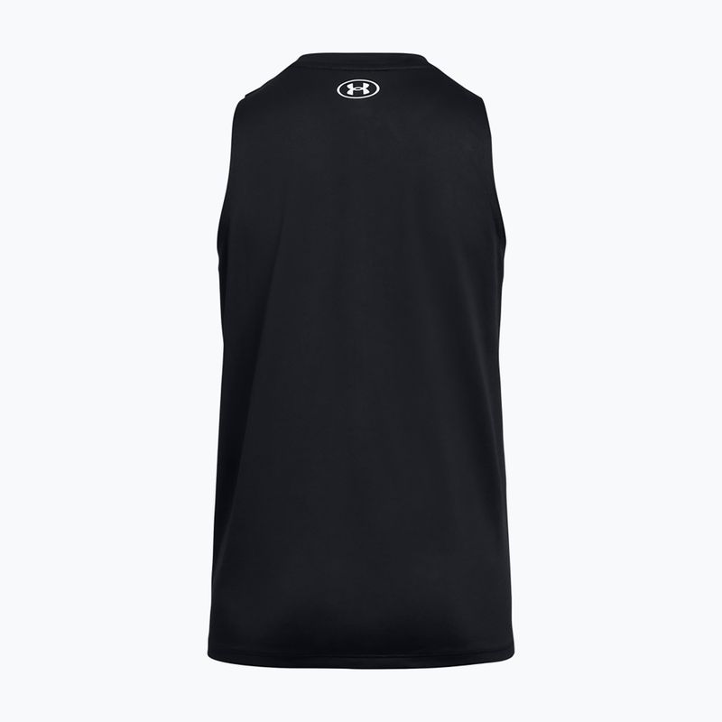Dámske tréningové tričko Under Armour Tech Tank Solid black/white 2