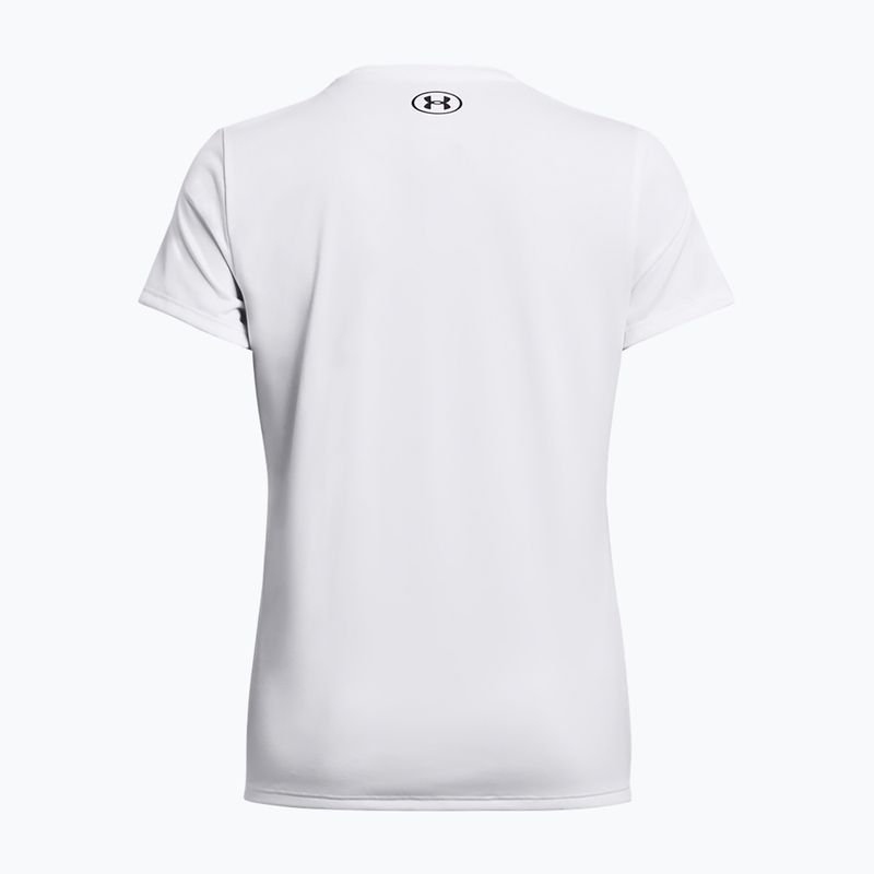 Dámske tréningové tričko Under Armour Tech SSV Solid white/black 2