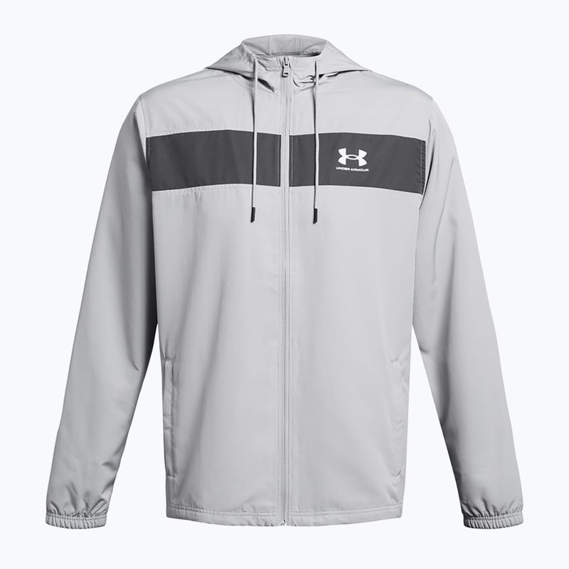 Pánska vetrovka Under Armour Sportstyle Windbreaker mod gray/castlerock/white 3