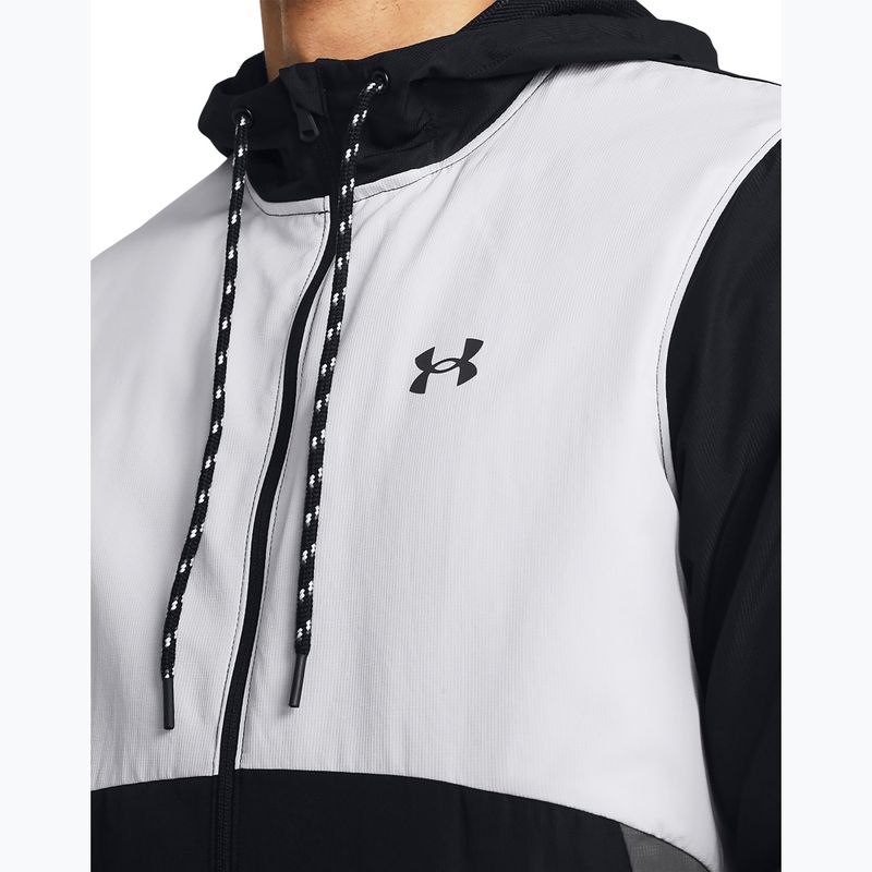 Pánska tréningová bunda Under Armour Legacy Windbreaker black/castlerock/castlerock 3