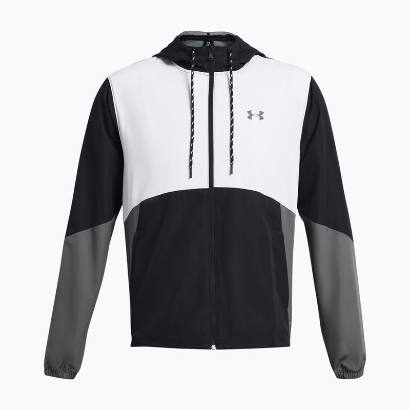 Pánska tréningová bunda Under Armour Legacy Windbreaker black/castlerock/castlerock 4