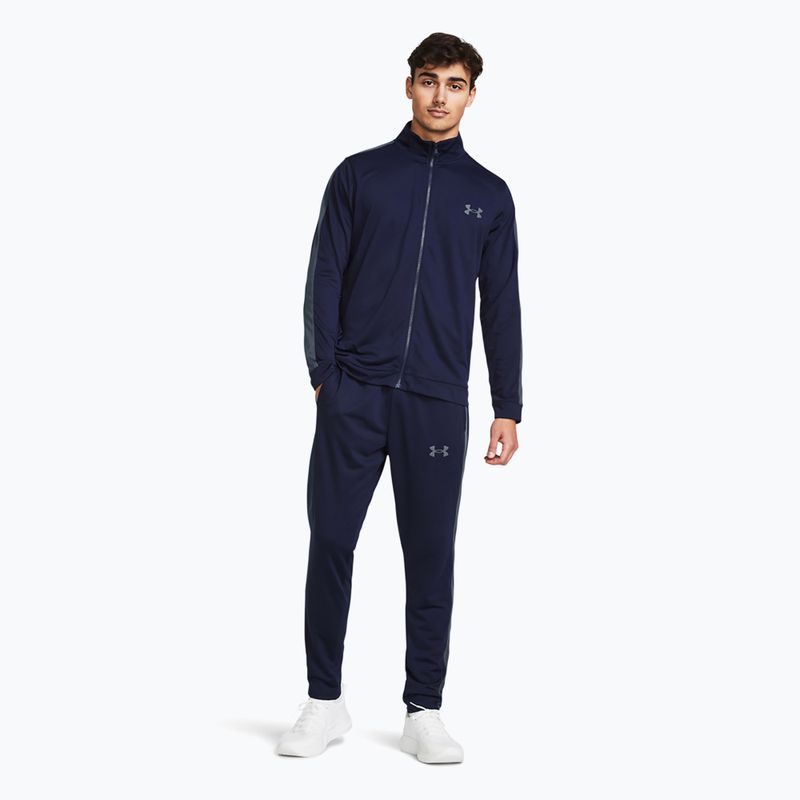 Pánska tepláková súprava Under Armour UA Knit Track Suit midnight navy/downpour gray/downpour gray