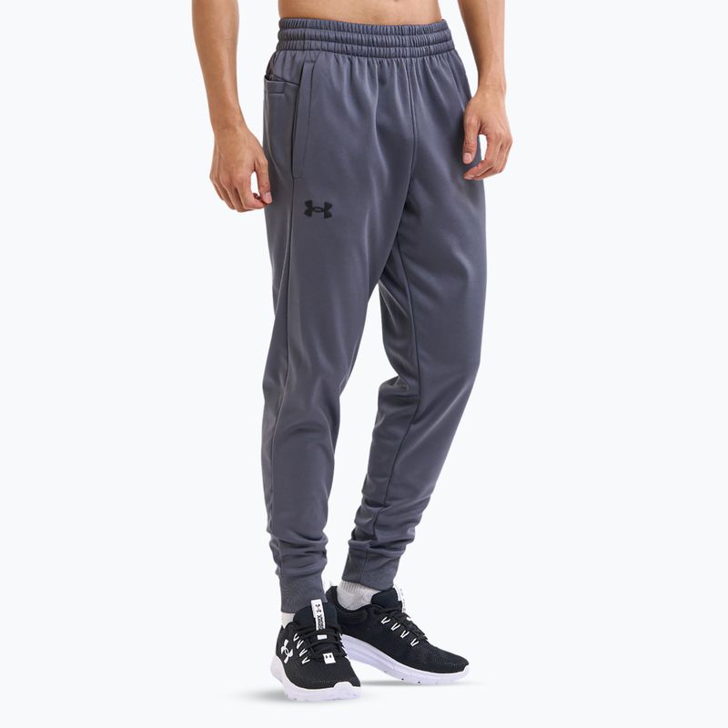 Pánske teplákové nohavice Under Armour Armour Fleece Joggers castlerock/black 4