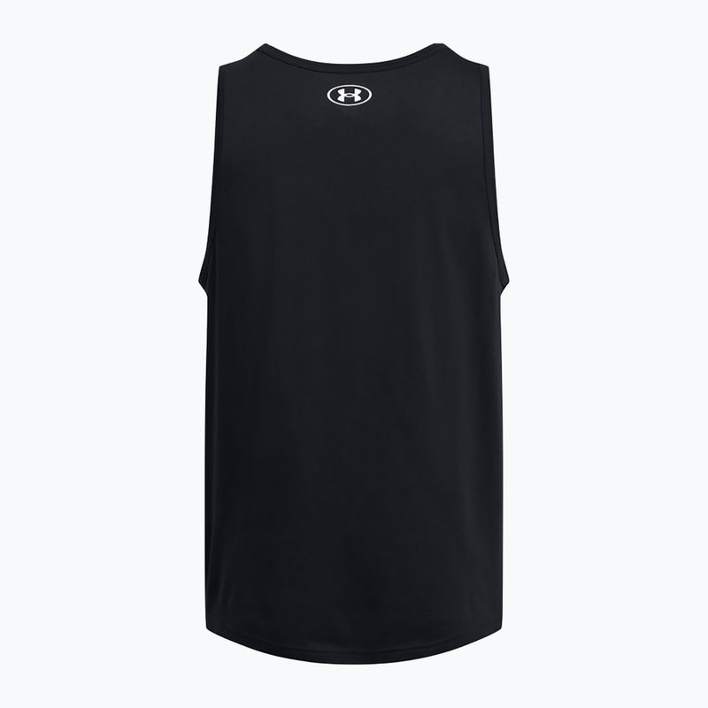 Pánske tielko Under Armour Sportstyle Logo black/white 4