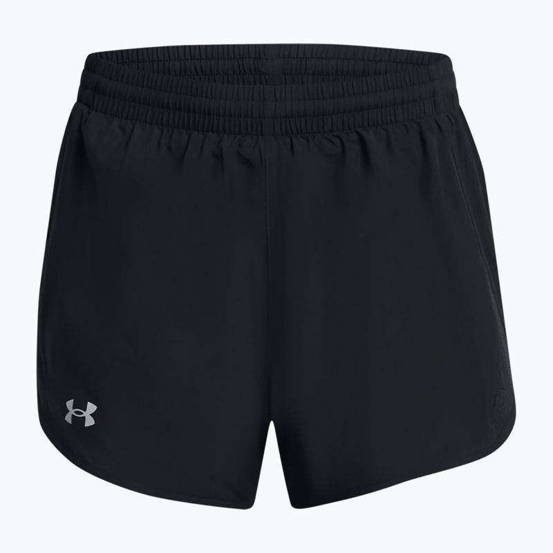 Dámske bežecké šortky Under Armour Fly By 2v1 black/black/reflective 5