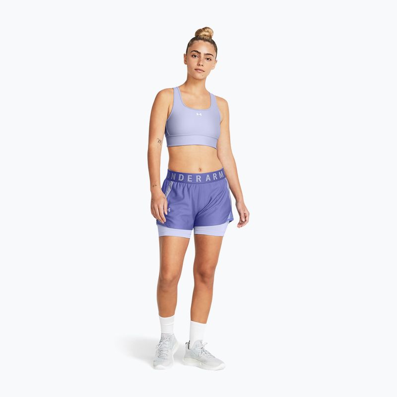 Dámske tréningové šortky Under Armour Play Up 2-In-1 starlight/celeste/celeste 2
