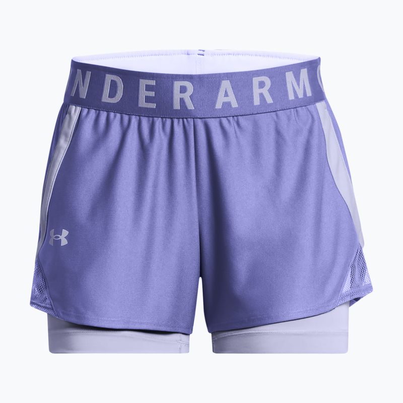 Dámske tréningové šortky Under Armour Play Up 2-In-1 starlight/celeste/celeste 5