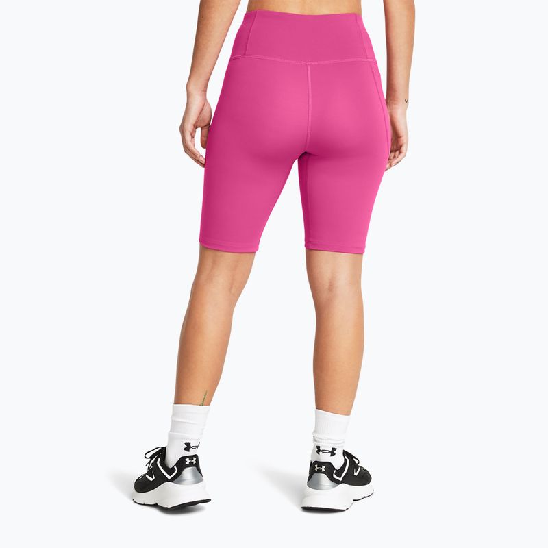 Dámske tréningové šortky Under Armour Motion Bike Short astro pink/black 3