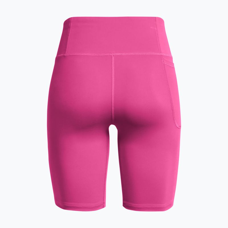 Dámske tréningové šortky Under Armour Motion Bike Short astro pink/black 6