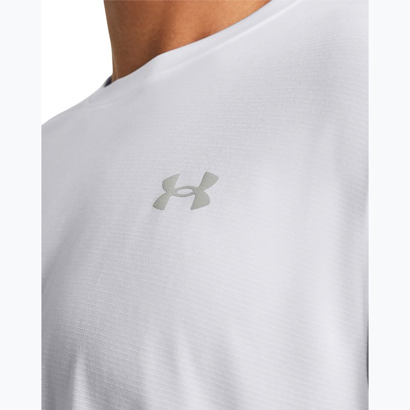 Under Armour Launch whte/reflective pánske bežecké tričko s dlhým rukávom 3