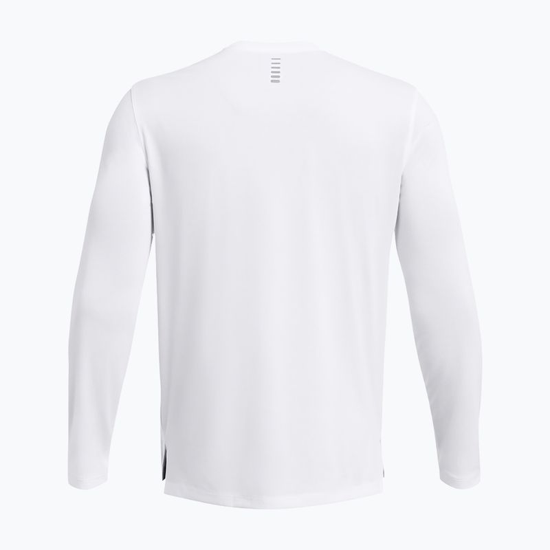 Pánske bežecké tričko longsleeve Under Armour Launch whte/reflective 5
