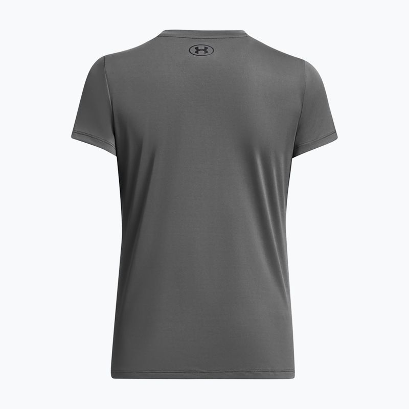 Dámske tréningové tričko Under Armour Tech SSV Solid castlerock/black 2