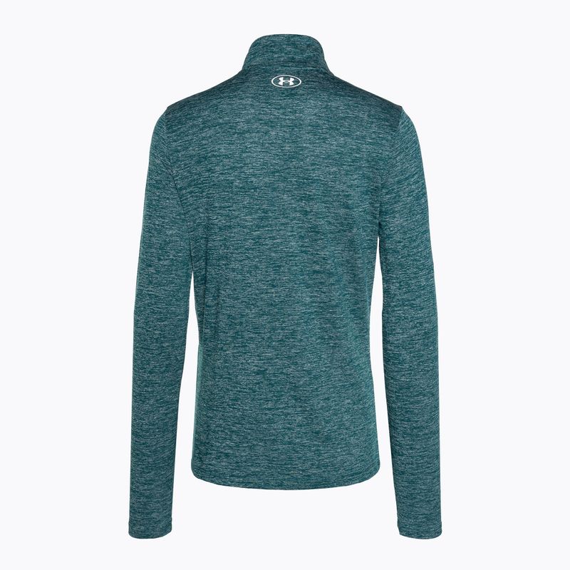 Dámska mikina Under Armour Tech 1/2 Zip-Twist hydro teal/white 4