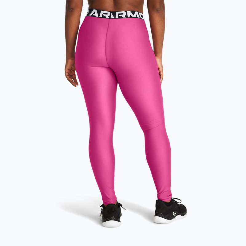 Dámske legíny Under Armour HG Authentics astro pink/black 3