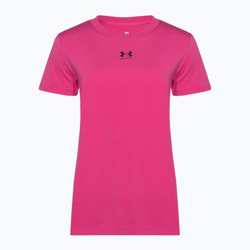 Dámske tréningové tričko Under Armour Off Campus Core astro pink/black