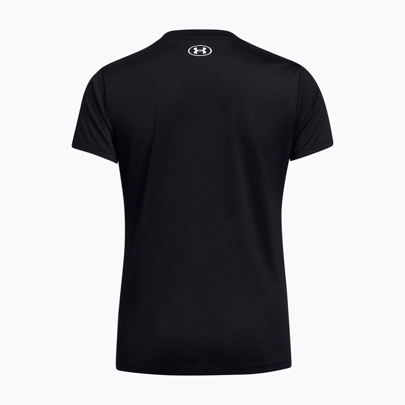 Dámske tréningové tričko Under Armour Tech SSV Solid black/white 2