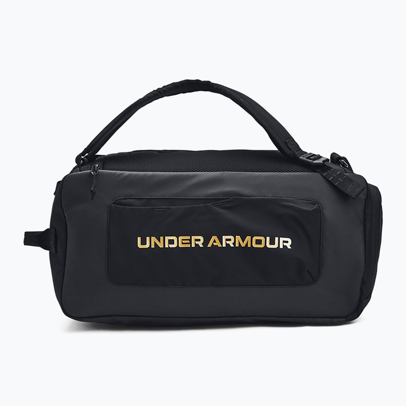 Športová taška Under Armour Contain Duo 40 l black/metallic gold 2