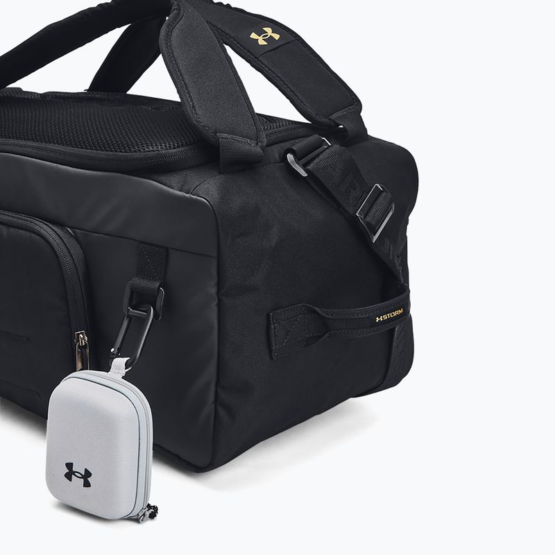 Športová taška Under Armour Contain Duo 40 l black/metallic gold 4