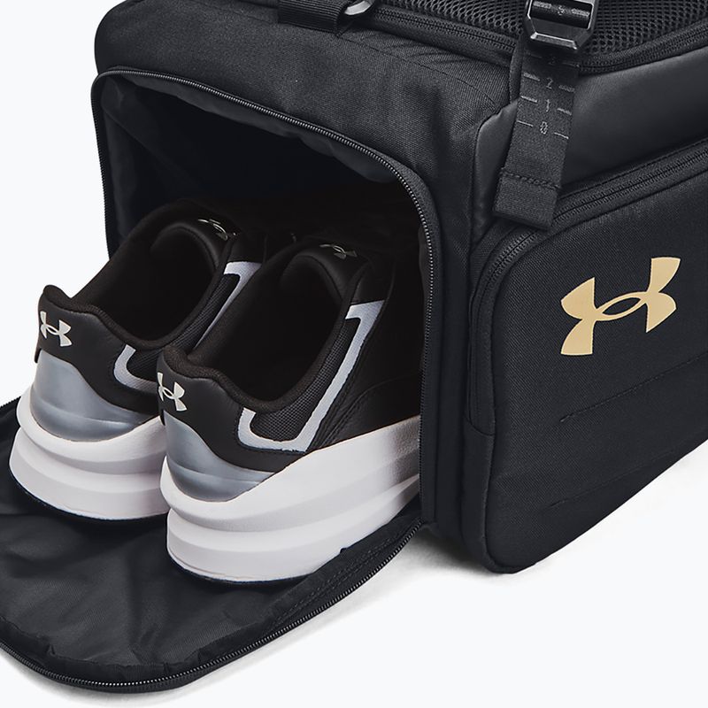 Športová taška Under Armour Contain Duo 40 l black/metallic gold 5