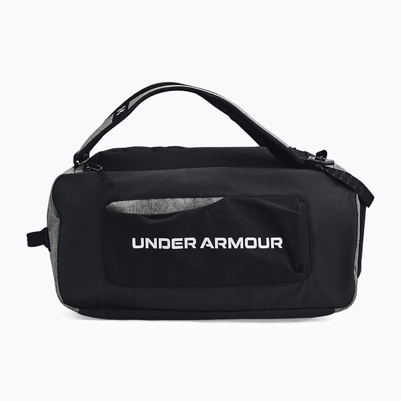Športová taška Under Armour Contain Duo 40 l Castlerock Medium Heather/Black/White 2