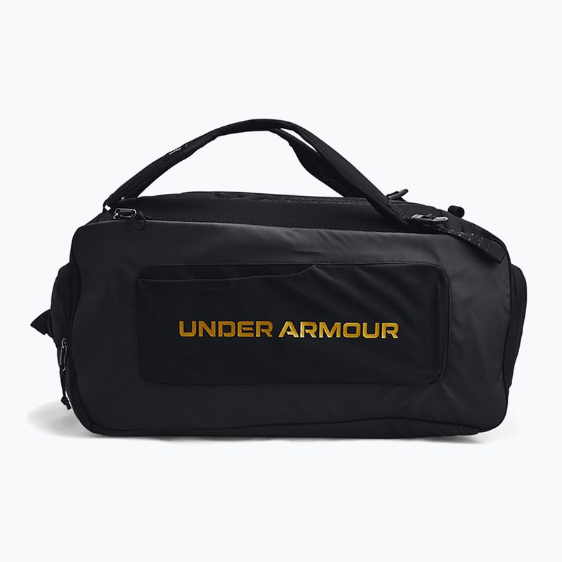 Tréningová taška Under Armour Contain Duo 50 l black/metallic gold 2