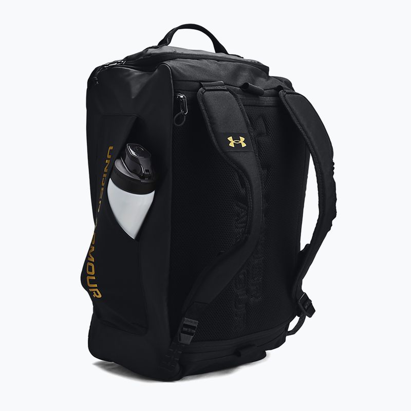 Tréningová taška Under Armour Contain Duo 50 l black/metallic gold 3