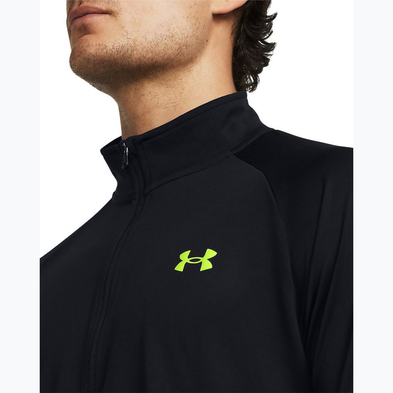 Pánska mikina Under Armour Tech 2.0 1/2 Zip black/high vis yellow 3