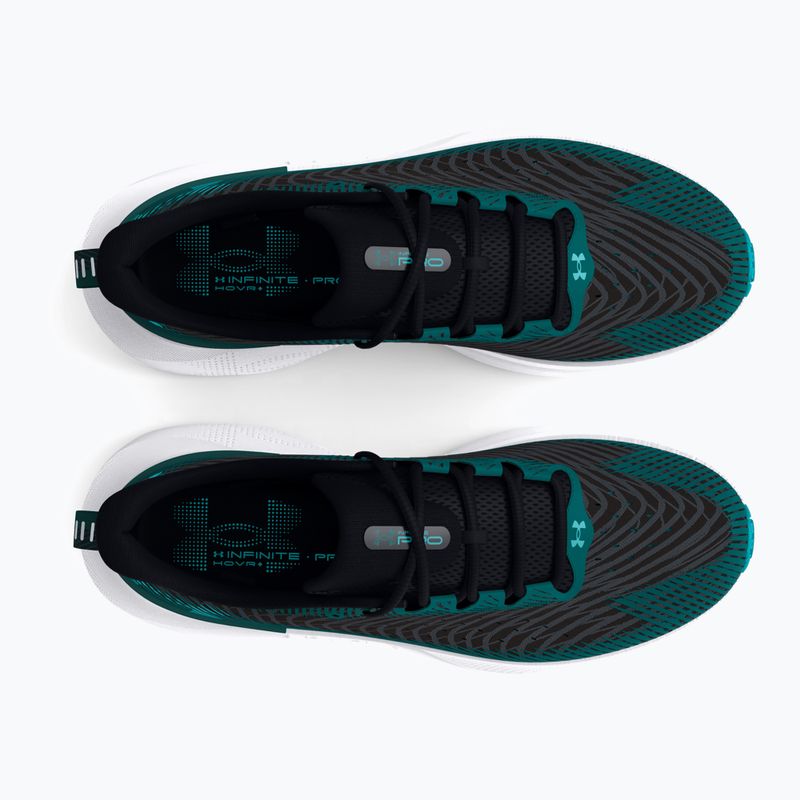 Pánska bežecká obuv Under Armour Infinite Pro black/hydro teal/circuit teal 11