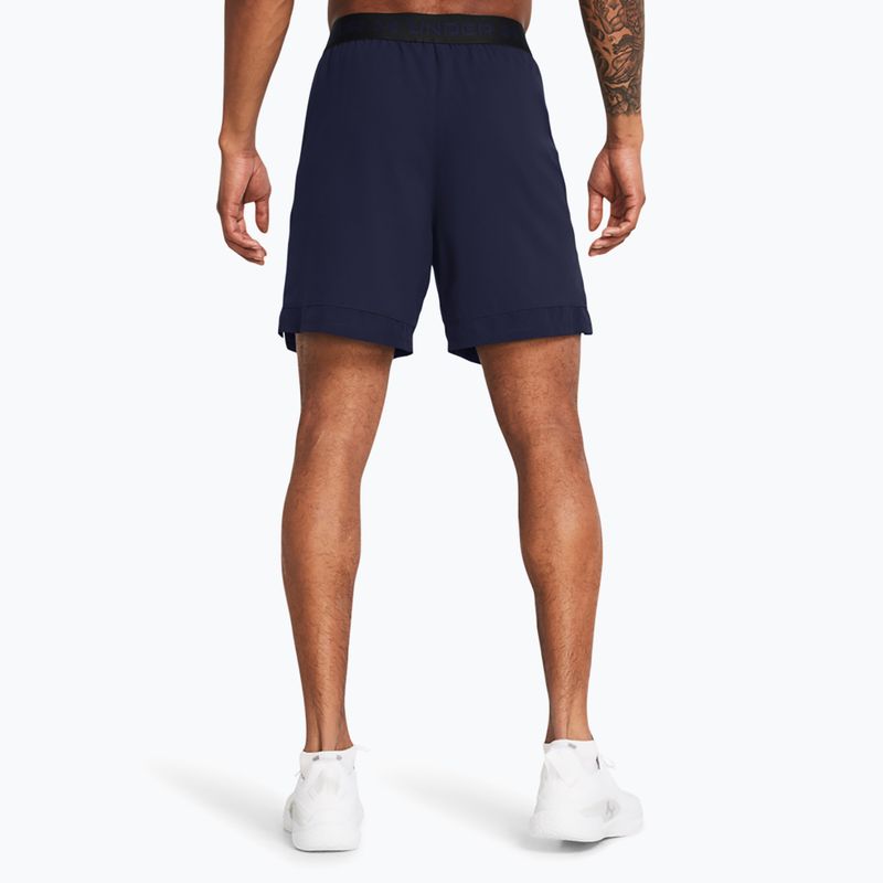 Pánske tréningové šortky Under Armour UA Vanish Woven 6in midnight navy/mod gray 3