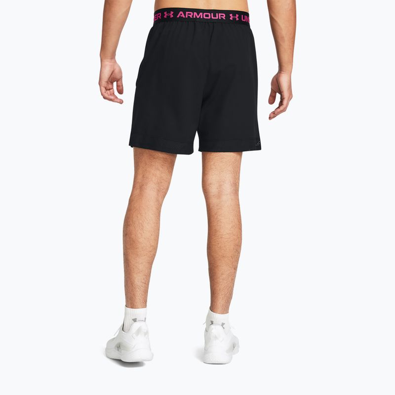 Pánske tréningové šortky Under Armour Ua Vanish Woven 6in black/astro pink 3