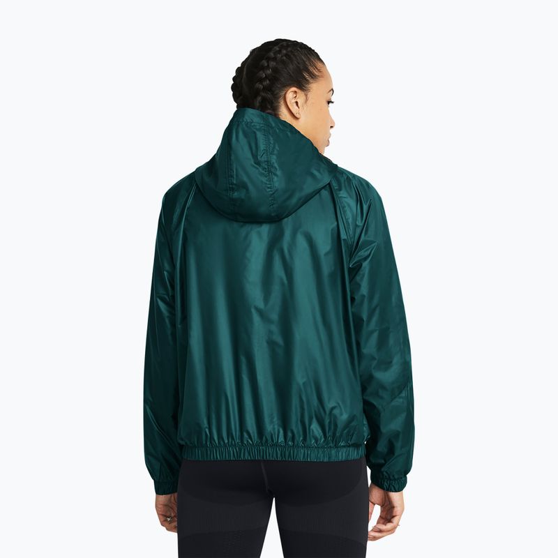 Dámska bunda Under Armour Sport Windbreaker hydro teal/white 2
