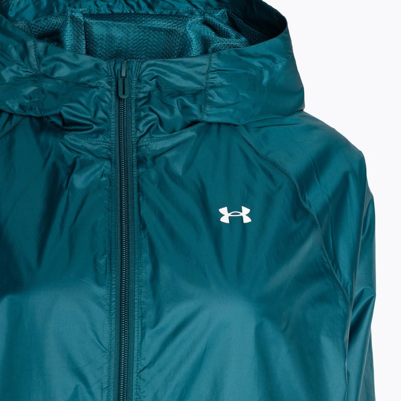 Dámska bunda Under Armour Sport Windbreaker hydro teal/white 5