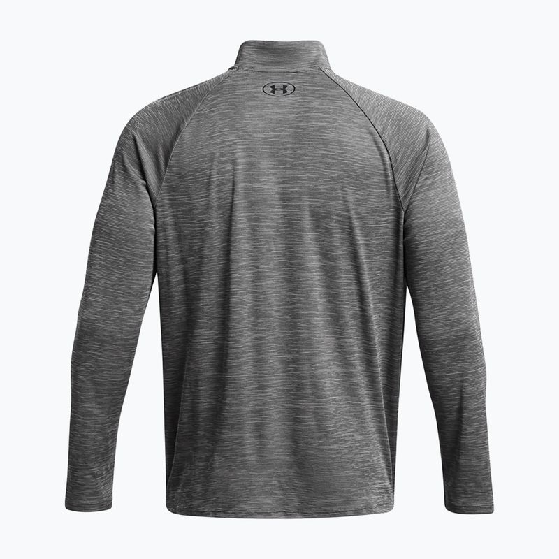 Pánska mikina Under Armour Tech Textured 1/2 Zip LS castlerock/black 2